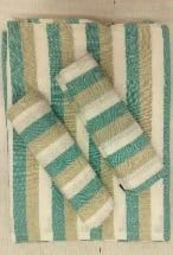 BEDSHEET STRIPE 90X108 2 PILLOW COVER